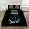 Coco Moon Xbox Bettwäsche-Set, für Einzelbett, Doppelbett oder King-Size-Bett, Microsoft Gamer Xbox, Geschenke (Overlay, Doppelbett)
