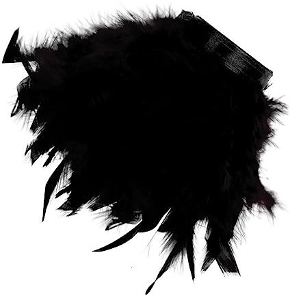 JAWSEU Bracelets en Plumes pour Femme, Poignets Plumes Naturelles, Bracelet Slap Plume Manchette Plume Poignet Accessoires Cheveux Élégants Poignet Plume Pour Poignet Et Cheville Partie Cosplay