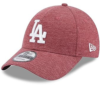 New Era Baseball Jersey Essential grau Los Angeles Dodgers MLB Cap 9Forty Basecap verstellbar Kappe Hut - One-Size