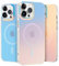 nicekool Hülle für iPhone 14 Pro Max Kompatibel mit MagSafe, magnetische HandyHülle Case für iPhone 14 Pro Max Schutzhülle Kratzfeste Rückseite Durchscheinende Matt, Schillernd Fluoreszierend