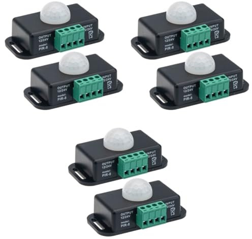 UKCOCO 6pezzi Per Controllo e Timer Interruttore Per Lampade Sensibilità Rilevamento