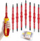 TRUEIN 8 Piece Precision Screwdriver Set, VDE Magnetic Screwdriver Sets in Case, Hand Tools Insulated Screwdriver Sets, Electrical Tool Driver Set with Soft-Grip for Home and Professional Use
