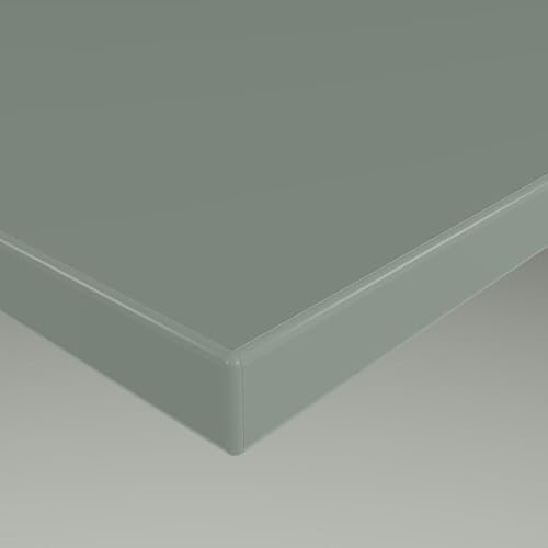 MySpiegel.de Tischplatte Holz Zuschnitt nach Maß Beschichtete Holzdekorplatte Aloe Green in 19mm Stärke (130 x 130 cm, Aloe Green)
