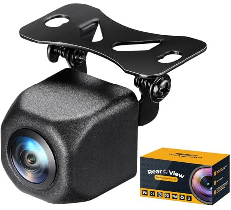 GEARLEADER AHD 720P Backup Camera,170 Degree Wide Angle Rearview Reversing Camera,IP67 Waterproof Clear Night Vision Reverse Rear View for Car Vehicle SUV RV