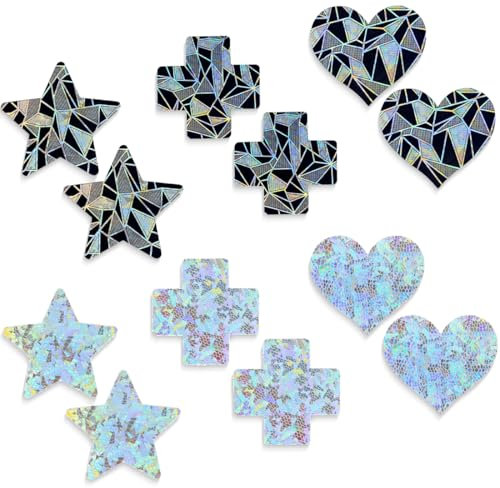 Cache-Téton Invisibles Cache，Cache Tetons Femme Sexy，Tetons Femme Reutilisable，Auto-adhésif Nipple Respirant Cover, pour Accessoire，6 Paires