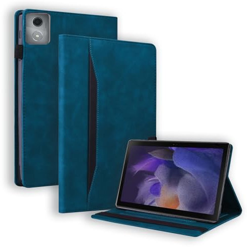TEDTIKJT Etui pour Tablette Lenovo Tab K11 Plus 11.45 2024 Coque Étui à Rabat à Fonction de Support Multi-Angle Protection Housse Cover pour Lenovo Tab Plus/Tab K11 Plus Case,Bleu