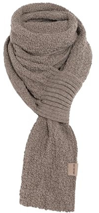 KNIT FACTORY - Haze Schal - Strickschal für Damen und Herren - Bequemer Schal mit Wolle - Schal mit einfacher Schlaufe - Winterschal - Hochwertige Qualität - Marron