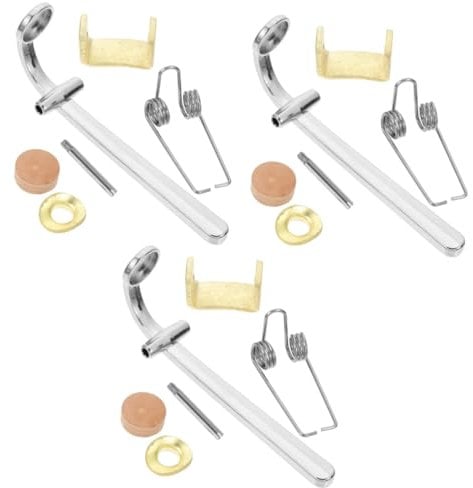 DIKACA Kunststoff Posaune 3 Sätze Ersatz Posaunenteile Aus Korkholz Kunststoff Metall Ablassventile Trompetenpolster Schlüsselbeschläge