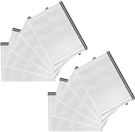 STOBOK 10stücke Transparente Zipper Taschen Wasserdichte Dokumentenaufbewahrung Für Büro Und Schule Multifunktionale Beutel Organisierung Von Unterlagen Und Quittungen