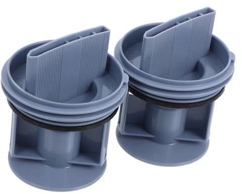 jojofuny 2pezzi Per Pompa Drenaggio Della Lavatrice Filtri Per Installare e Resistente Compatibile Lavatrici Filtraggio Impurità Per Ottimale