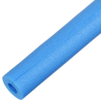 M METERXITY Rohrisolierschaumrohr, 17 x 2,4 (L x Ø) Schaumrohrabdeckungen, Vorgeschnittene Klemmschaumstoffschutz für Polsterung/Eckenschutz für Stoßstangen/Einhand-Wasserrohre [Blau]