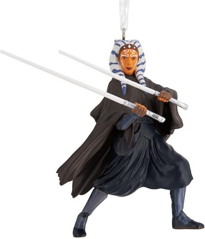 Hallmark Star Wars Ahsoka Hanging Ornament, Star Wars Tree Decoration, Resin, Gifts for Christmas
