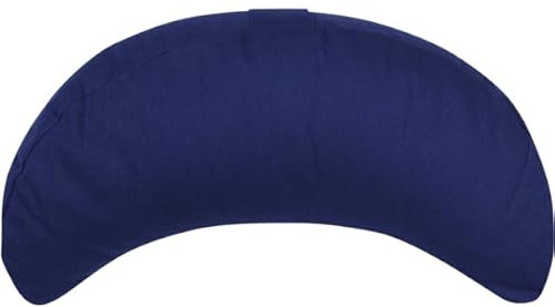 Generisch Ersatzbezug | Kissenhülle für Yogakissen - Halbmondkissen | 1-TLG Außenbezug (Blau)