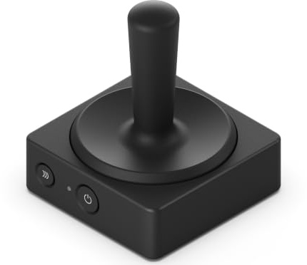 Microsoft Adaptive Joystick Pulsante, Joystick, Bluetooth/USB, Nero, Microsoft Adaptive Hub, Batteria, Integrato
