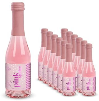 Pink Sprizz 12 x 0,2l | Sommerlicher Premium Aperitivo mit Blutorange, Grapefruit, Mango & Maracuja | Ready to drink Cocktail | Schönes Geschenk & Mitbringsel zur Party