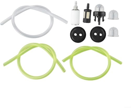 NbgrvB Kit tubo carburante tosaerba con lampadina, tubo flessibile, filtro, per McCulloch, per Poulan, per Troy, pezzi di ricambio per apparecchiature elettriche esterne