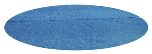 Ronde 160 Cm PE Couvre-Piscine Solaire Portable Bache Solaire Isolante Couverture Thermique pour Spa Pliable Imperméable Pliable Chaleur Étanche Protection Été Extérieur