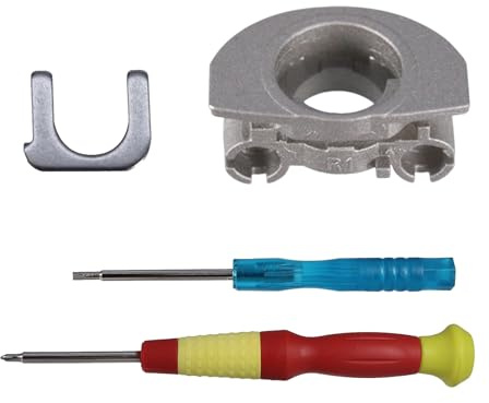 Adhiper WH-1000XM4 Hinge Swivels + U Shaped Metal Hinge Lock Grove Replacement for Sony WH-1000XM4 Headphone,Replacement Parts Accessories Hinge Spins(Silver,Right)