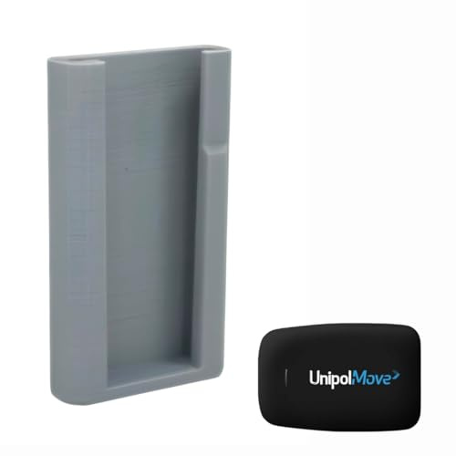 Gallo3d Supporto Auto per Unipol Move - Clip adesiva - Sistema fissaggio Adesivo con nastro - Gancio di supporto porta Unipol Move - Grigio - Nuova Versione Migliorata (Gancio 2025, Confezione 1)