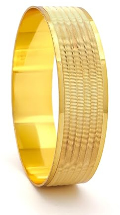 Generisch Trabzon Bilezik Armreifen üclü Gold Armreif 22 Karat Vergoldet Altin Bileklik 1,5cm