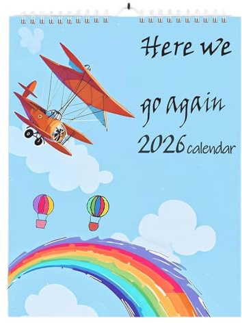 Minhaxue Lustiger Wandkalender 2026 | Kalender Für Zuhause Schlafzimmer Wand - Moderne Lustige Dekoration Für Wohnzimmer Apartment Wohnheim