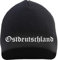 HB_Druck Ostdeutschland Beanie Mütze - Altdeutsch - Bestickt - Strickmütze Wintermütze Einheitsgröße Schwarz