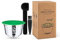 i Cafilas Cápsulas recargables Dolceg usto cápsulas filtro recargables de acero inoxidable cápsulas compatibles dolceg usto 1 tazas + cuchara de plástico + cepillo