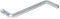 12mm & ½” Double-Cranked Radiator Spanner - Imperial & Metric Hex & Lug Plug Wrench - Drain Vent Angled Plumbing Hand Tool - Carbon Steel & Galvanised