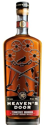 Heaven’s Door Tennessee Straight Bourbon, Developed in Partnership with Bob Dylan, 42% ABV, 70cl, Premium Father's Day Gift for Whiskey Lovers