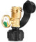 Manometro del gas Manometro del serbatoio del propano Adattatore del serbatoio del propano Adattatore del manometro del gas in ottone, display illuminato Per bombole del gas, barbecue