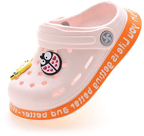 ZYLDK Sabots et Mules Enfants Sabots Pantoufles Chaussures Mixte Enfant Bébé Fille Garçon Antidérapant Eté Piscine de Jardin Clogs de Plage à Enfiler