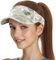 Kordear Sun Visors for Women - Adjustable Visor Hat, Golf Visor Ladies Sun Visor Hat Ponytail Baseball Cap Printed Tennis Running Visors Cap for Women Men