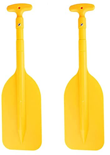 Kajak Paddel, Teleskoppaddel, Faltbares Ruder, Einziehbares Tragbares Rafting Bootspaddel, Teleskop-Kunststoff-Bootspaddel, Schwimmendes Outdoor-Kajak Wassersport, Kleines Sicherheitsboot Zubehör