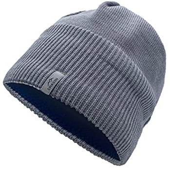 DRASSN Mütze Damen und Herren Moosbach - Klassische warme Mütze Unisex mit Fleece innen - nachhaltige Wintermütze durch recycelte Materialien - weich durch Merino Wolle - Stretchy