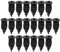 X AUTOHAUX 20pcs Pneu Réparation Caoutchouc Clou Rapide Outil pour Voiture Camion 0.51x0.24