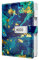 Huamxe Diary with Lock, Personal Locking Journal for Women Girls, Leather Hardcover Notebook A5 5.9 x 8.7, 200 Pages Thick Paper, Cute Lined Journals for Writing Journaling Adults, Blue&Gold Marble