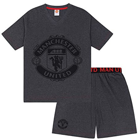 Manchester United Mens Pyjamas Short Loungewear OFFICIAL Football Gift