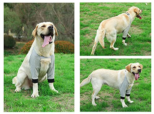 Tnfeeon Hunde-Ellbogenschutzgelenk Pet Knie Matdog Knie Matdog Beinbandage Haustier Hund Gelenk Warme Schutzabdeckung Hund Ellenbogenschutz Gelenk (L)