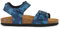 Geox Homme J Ghita Boy B Sandales, Bleu Marine Camouflage, 37 EU