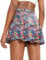 Timuspo Damen Kurzer Hosenrock Plissee-Tennisrock Mini-Skorts für Sommersport Radfahren Laufen Golf,L