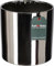 KOTARBAU® Pot de fleurs brillant - Diamètre : 200 mm - Cylindre - En céramique - Cache-pot décoratif - Argenté - Pour plantes d'intérieur