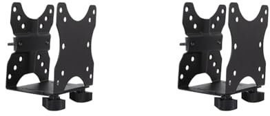DIGITUS VESA-Adapter 75x75, 100x100 - PC-Halterung - Zur PC-Montage hinter dem Monitor - Tragkraft 5 kg - Schwarz (Packung mit 2)