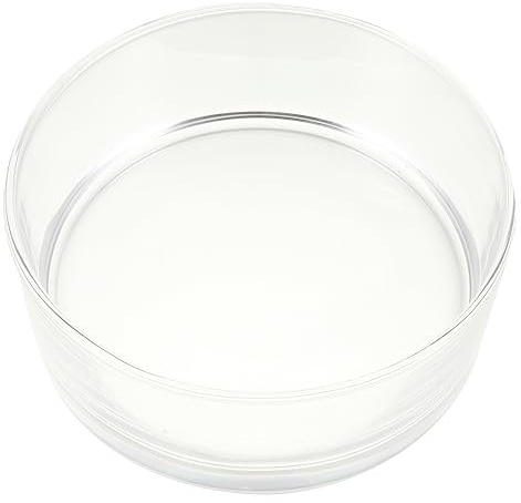 Cabilock macetero Redondo de Cristal recipientes de Vidrio para suculentas De Vidrio tazón de Fruta Ornamento macetas de Interior contenedor de Plantas hidropónicas Maceta de Cristal pecera
