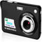 AUBEST Video Camera Camcorder Mini Digital Camera For Photography Vintage Compact Photo Recorder 2.7 TFT Screen Portable DV Selfie Retro 18MP Video Camcorder(16G SD Card,Nero)