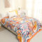 Snylcce Doppelseitige böhmische Decke - 100% Bio-Baumwolle, handgewebte Bett- und Sofadecke, gemütlicher Boho-Akzent für 2-3-Sitzer Sofas und Sessel - 200x230cm,Bunte Welt