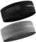 LOBISPEQ ® 2 x Sport-Stirnband, atmungsaktiv und bequem, aus Nylon + Spandex, Laufen, Fitnessstudio und jede Sportart, für Herren und Damen, Schwarz und Grau