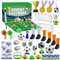 Countdown Kalender Mit Bausteinen Für Kinder 2024, Adventskalender Mit Bausteinen Für Stressspielzeug, Countdown Zum Thema Fußball Bis 2024, Kalender Zum Countdown Zum Thema Fußball Bis 2024