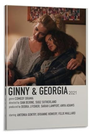 TULAOJI Ginny Georgia 2021 Polaroid-Poster, Bild, Druck, moderne Heimdekoration, Poster, Rahmen-Stil, 60 x 90 cm