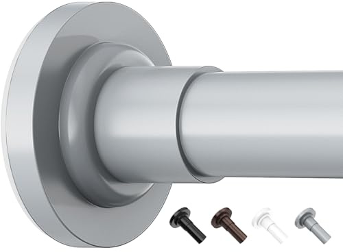 Yeabett Gardinenstange Ohne Bohren, 48-226cm, Φ25mm