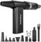 PowerUrus Compressed Air Duster,200000RPM Electric Air Blower,2-in-1 Computer Vacuum Cleaner 4-Speed Adjustable Cordless Rechargeable Air Blaster for Laptop Keyboard PC Cleaning